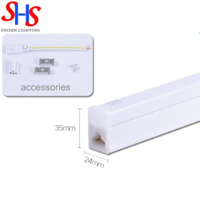 China Warehouse/residential/hotel/office t5 led tube light t5 integrated plastic tube light 4ft 3ft 2ft 1ft 18W 14W 9W 4w t5 batten bulb for sale