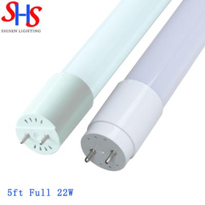 China WAREHOUSE factory t8 led glass tube 5ft 4ft 3ft 2ft led tube light 22W 18W 15W 10W t8 LED tube light for sale