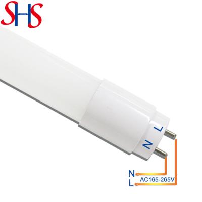 China SAA warehouse approved 18w t8 glass tube light single 4ft finished led tube lights for sale