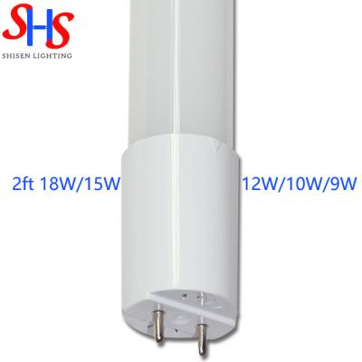 China WAREHOUSE t8 glass tube light 600mm 2ft 15w 12w 10w 9w t8 led tube light for sale