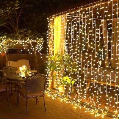 China Raincoat ; 2021 Newest Connectable Fairy Icicle Lights Waterfall Led Curtain Light Party Decoration Supplies for sale