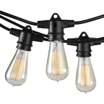 China Outdoor Solar String Light 50000 Hours E27 Bulb IP65 Four Modes Waterproof Garden Solar Outdoor String Lights for sale