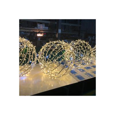 China Ball Shape Light With Steel Frame Factory Wholesale High Quality Waterproof Led Curtain Ball Light for sale