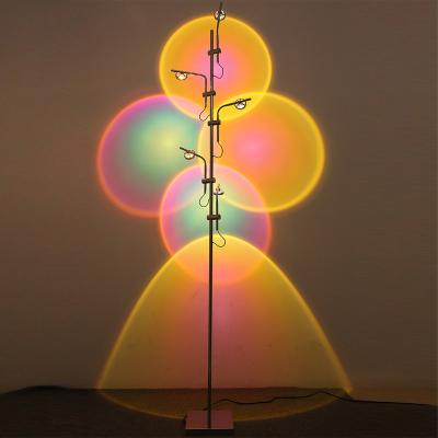 China Modern High Quality Warm Italy Sunset Projection Led Sunset Light Standing Floor Lamp For Living Room Decor for sale