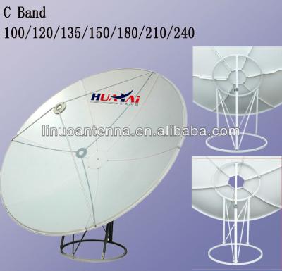 China Steel / Galvanized C Band 6ft Satellite Dish Antenna for sale