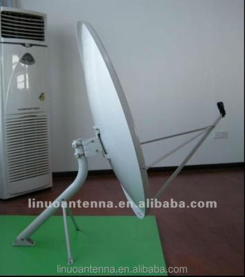 China Ku 120cm Steel Band Satellite Dish Antenna / Polor TV Mount Antennas for sale