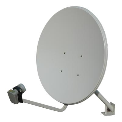 China Steel KU - 35 Offset Satellite Dish Antenna With Big Base for sale