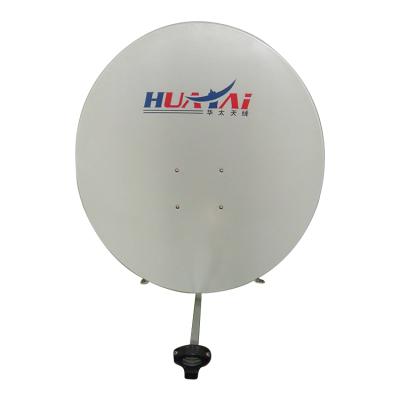 China Ku Band Steel Pole Mount Antenna 90cm Offset Satellite Dish for sale