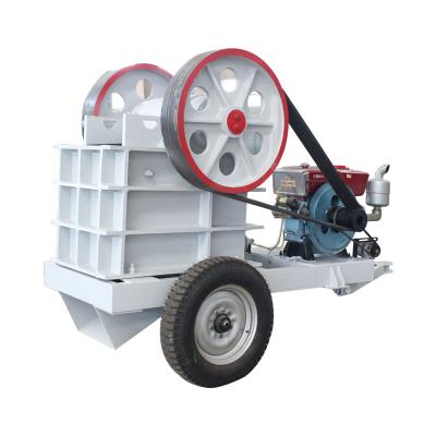 China Mini Mining Machinery Jaw Crusher Lime Diesel Mobile Jaw Crusher For Sale for sale