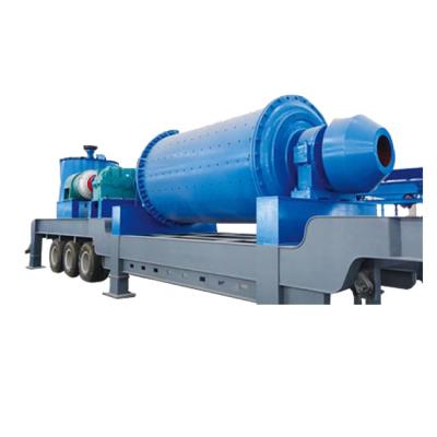 China Mobile End Ore Ball Mill Milling Machine Small Scale Mining Grinding Ball Mill for sale