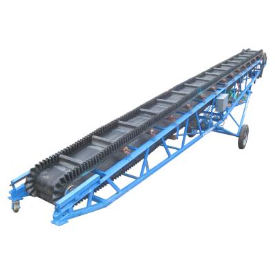 China Heat Resistant Portable Movable Bottom Belt Conveyor For Grain Cement Coal Fertilizer for sale