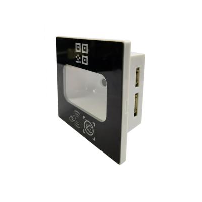 China XT86B XTIOT Factory Access Control UART RS232 Barcode Reader Turnstile Embedded NFC Barcode A4 Reader RS485 Wiegand QR Code for sale