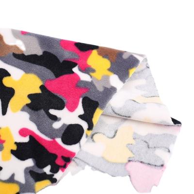 China Factory Custom Breathable High Quality Soft Polyester Digital Printed Minky Fabric For Baby Blanket for sale