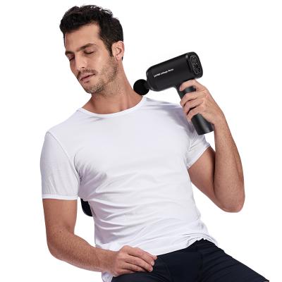 China Portable/Rechargable/Handheld/Ultra Low Noise/Electric Smart Professional Deep Tissue Massage Gun Vibration Cloth For Athletes Muscle Massage Gun for sale