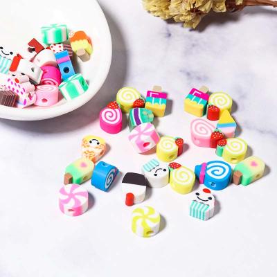 China DIY Jewelry Hand Making 50pcs/Lot 10mm Mixed Colors Harden Shape Clay Spacer Beads Polymer Clay Beads For Jewelry Making DIY Handmade Accessories for sale