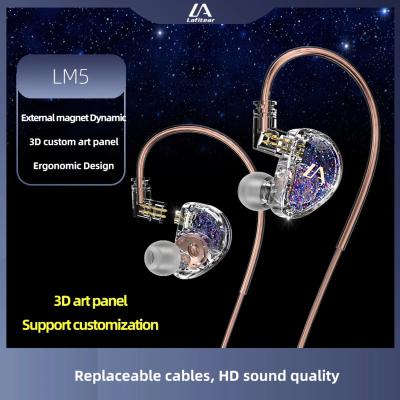 China In-ear LM5 HIFI In Ear Earphone DJ Monitor Earphones Earbud Dynamic Sport Noise Cancelling IEM Headset for sale