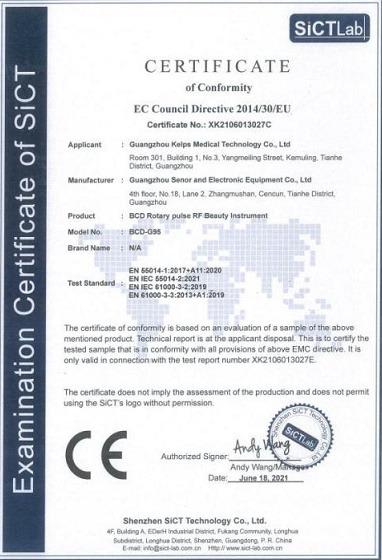 CE - Guangzhou Synogal Electronic Equipment Ltd.