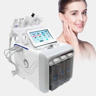 China Pigment Removal Multifunctional Spa To Use 6 In 1 Hydraulic Dermabrasion Water Facial Deep Oxygen Jet Skin Cleansing Machine for sale