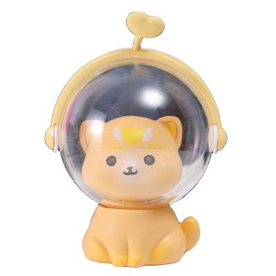 China Wholesale Resin Doll Cute Pet Hand-Made Cute Blind Space Animal Space Box Astronaut Ornaments Kids Toys Gifts for sale