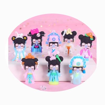 China OEM/ODM Cartoon Doll Tide Game Hand Ornament 3D Box Cute Hot Selling Cute Stereo Blind Doll for sale