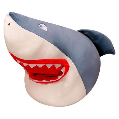 China Wholesale Nap Pillow Spoof Shark Head Nap Pillow Shark Pillow Baby Anti-static Soft Plush Toy for sale