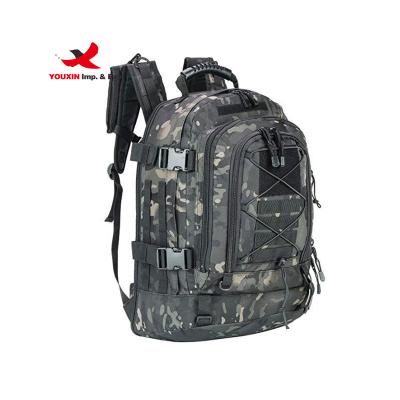 China Multifunctional Camouflage Waterproof Rucksack Travel Camping Trekking Hiking Fishing Tactical Molle Rucksack for sale