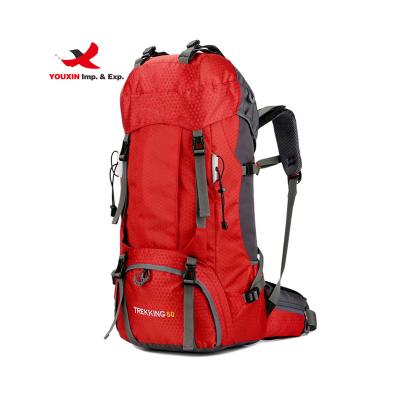 China Large Capacity 60L Pack Waterproof Mountaineering Outdoor Camping Backpack Travel Hiking Hiking Backpack 60L for sale