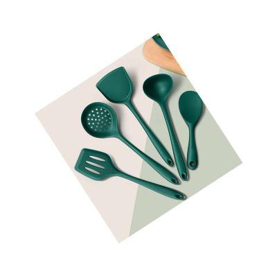 China Viable Sanming Kitchen Supplies Silicone Kitchenware Set Kitchen Tools Cooking Spatula Set Silicone Heat Resistant Cooking Tool for sale