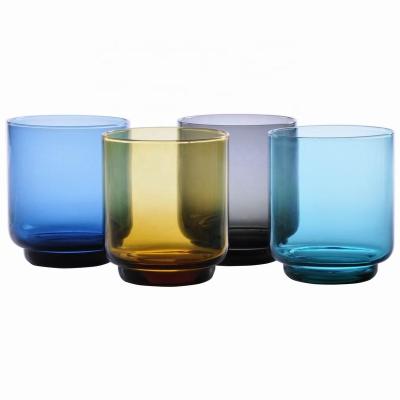 China High Quality Colorful Traditional Chinese Drinking Glass Tumblers for sale