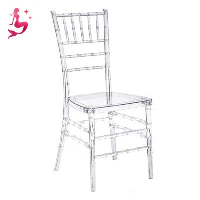 China Knock down cheap design factory direct sales solid simple transparent resin chair for sale