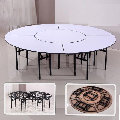 China Large Size Waterproof Foldable Round Table Top Collapsible PVC Banquet Outdoor Party Event Dining Table for sale