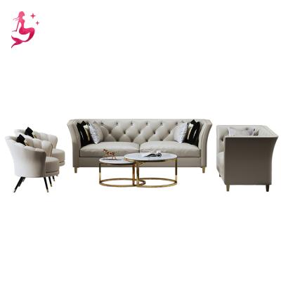 China New Design Modular Living Room Sofa Furniture Factory Wholesale Modern Genuine Leather Sectional Tufted Sofas for sale