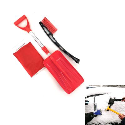 China Plastic Snow Survival Kit Snow Brush Shovel Ice Scraper Car Traction Tracks Frost Cover for sale