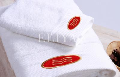 China Super Soft Embroidered Luxury Hotel Collection Bath Towels with Comfortable Handfeeling for sale