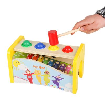 China 2020 New Design Eco-Friendly Educational Musical Instruments Toy Wooden For Kids Preschool Learning Music Color Box Bring Merry CDN-3248 for sale