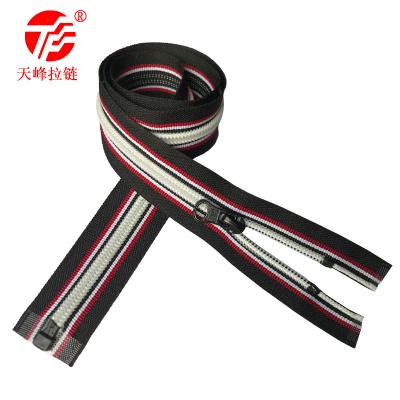 China Other Factory Customized Garment Zipper 5# Open End High Quality Nylon Open End Zipper Open End Garment Zipper for sale