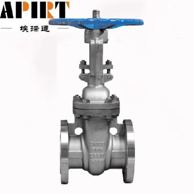 China DIN2633 Manual Stainless Steel Flange 1.4408 F4 General Type Gate Valve for sale