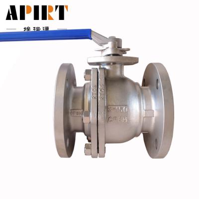 China Floating Ball Valve APIRT ANSI Flanged Q41F-150LB Stainless Steel CF8 CF8M Ball Valve For Water Oil Gas Industrial Ball Valve for sale