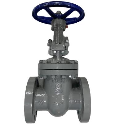 China General manual wedge gate valve with a set of counter flanges, fittings and fasteners DN 100 PNFm liquid plug rising wedge wedge gate valve for sale