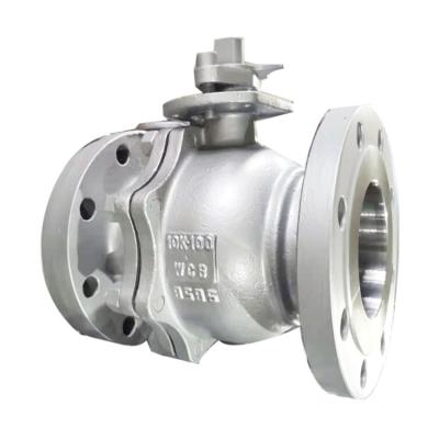 China General JIS 10K WCB Cast Steel Manual Flange Ball Valve for sale