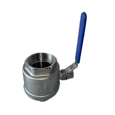 China General Supply Connection 1000wog PNT BSPT BSP Stainless Steel Two Piece Threaded Ball Valve for sale