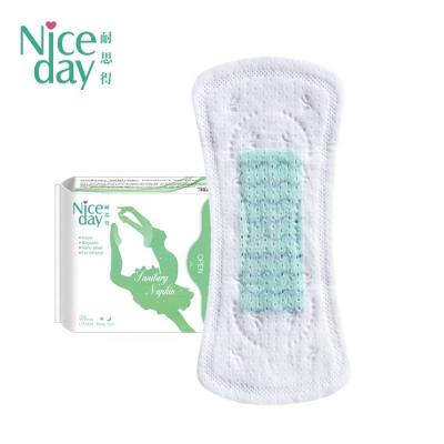 China Niceday Breathable Anion Ladies Sanitary Pads Cheap Period Towels For Women Towel Anion Panties Liner 155mm 20pcs/bag for sale