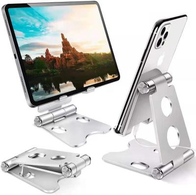 China Anti-Corrosion Cell Phone Holder, Fully Foldable and Adjustable Phone Holder Cradle Desktop Dock Compatible with Phone 11 pro Xs Xs Max Xr X 8, iPad for sale