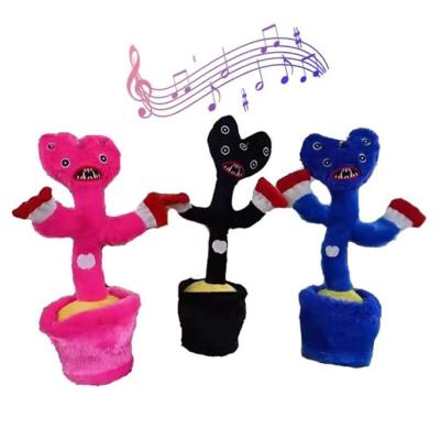 China New Arrival Poppy Playtime Dancing Plush Toys Funny Electronic Dancing Monster Poppy Playtime Dancing Toys Pink for sale