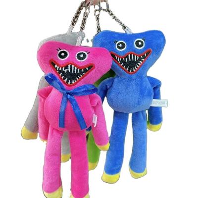 China Wholesale Plush Customized Poppy Playtime Horror Game Soft Plush Toy Huggys Wuggys Keychain for sale