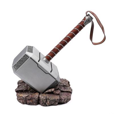 China Metal Wonder of Europe Props Mjolnir Thor Hammer With Base for sale