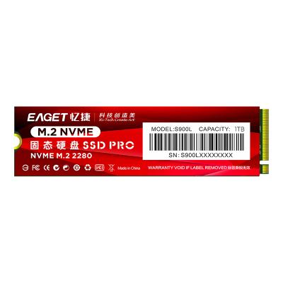 中国 EAGET S900L PCIe 128GB 256GB 512GB 1TB M.2 NVMe SSD 240 gb 256gb 2280mm HDD for Desktop Laptop 販売のため