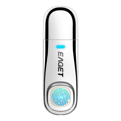 China EAGET FU60 usb Drive Fingerprint Encrypted Flash Metal USB Stick Pen Drive 64GB U Disk en venta