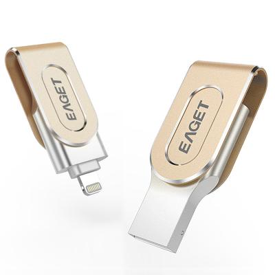 중국 Eaget 64GB USB 3.0 MFI Pen drive Metal Pendrive USB Stick Flash Drive for iPhone iPad OTG flash drive 판매용