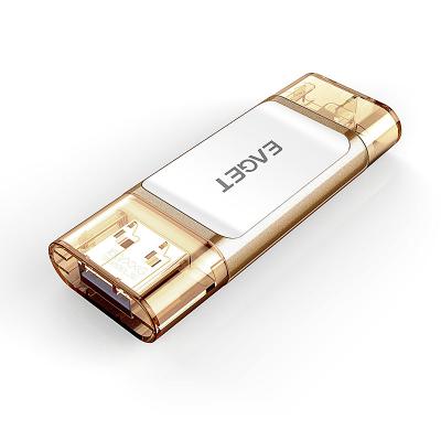 China EAGET I60 32/64/128GB U Disk MFi Certified USB 3.0 OTG Flash Drive USB Stick for Apple Devices/ PC for sale